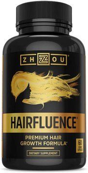 Zhou Nutrition Hairfluence Premium Hair Growth Formula 60 кап (4384303951) 1526902597 фото