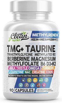 Иммунная поддержка премиум-класса Clean Nutra TMG Taurine Supplement 90 капсул 2298085672 фото
