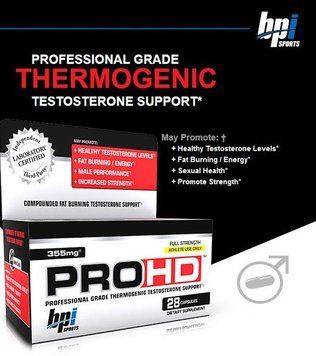 Бустер тестостерона роста BPI Sports PRO-HD 28 капсул (4384303499) 4384303499 фото