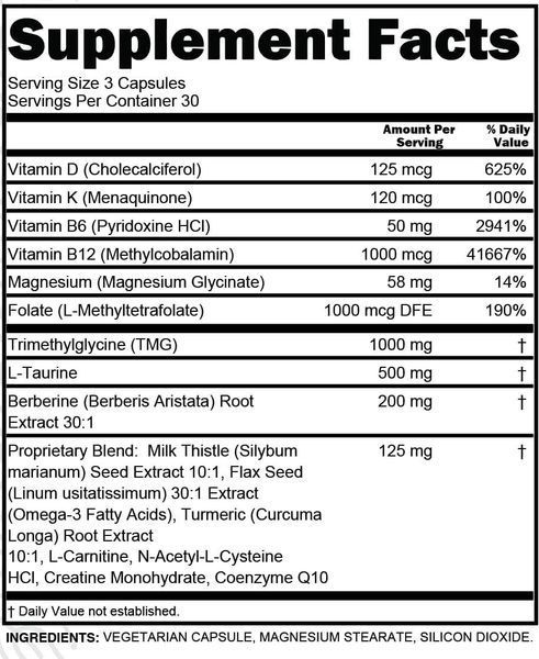 Иммунная поддержка премиум-класса Clean Nutra TMG Taurine Supplement 90 капсул 2298085672 фото