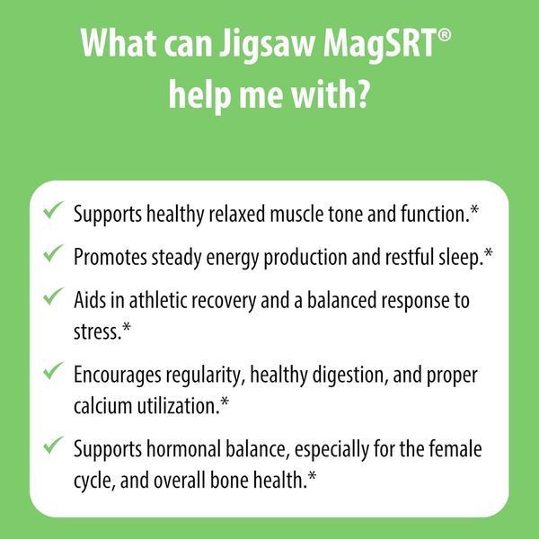 Добавка премиум-класса димагниевый малатJigsaw Health MagSRT 240 таблеток 4382077438 фото