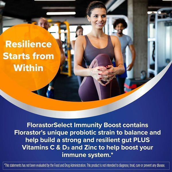 Домішка преміумкласу пробіотична й імунна підтримка Florastor Immunity Boost Daily Probiotic&Immune 30 капсул 2535095149 фото