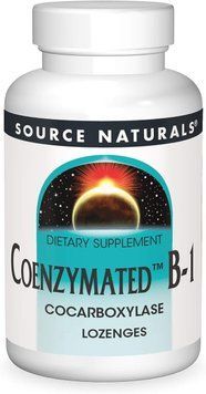Вітамін B-1 ферментований Source Naturals Coenzymated B-1 60 пастилок 2058331914 фото