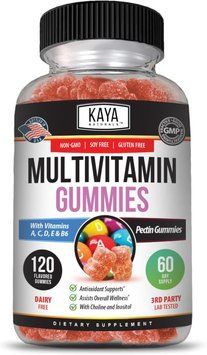 Домішка преміумкласу мультивітамінна жувальна цукерка Kaya Naturals MultiVitamin Gummy 120 таблеток 43819538254 фото