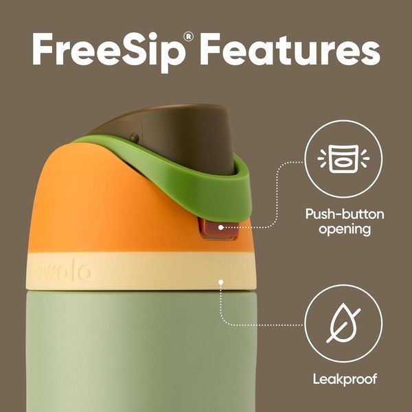 Фляга для води преміумкласу Owala FreeSip Insulated Stainless Steel Water Bottl Camo Cool 750 мл 2955173842 фото