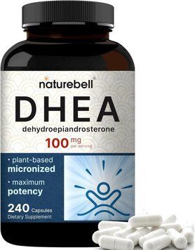 Домішка преміумкласу підтримує рівень енергії обмін речовин NatureBell DHEA 100mg 240 капсул 2413174892 фото