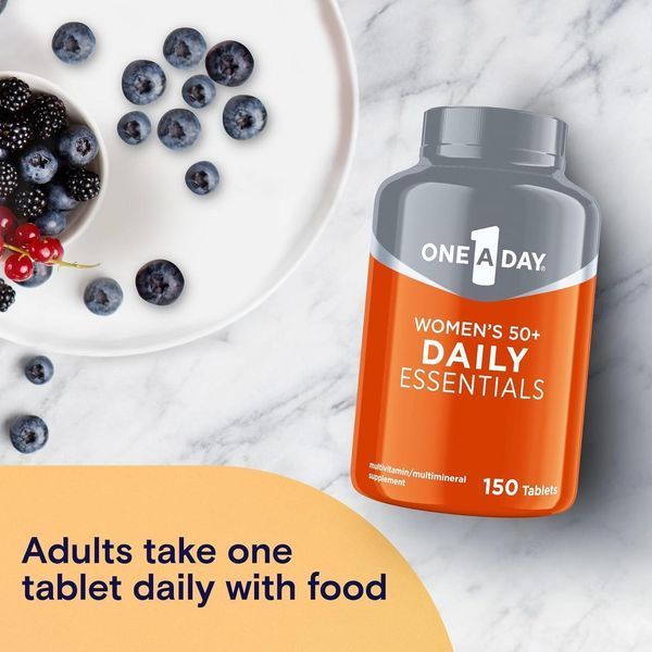 Мультивитамины для женщин One A Day Multivitamin for Women 50+ Daily Essentials 150 таблеток 4384306426 фото
