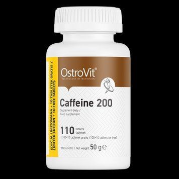 Специальный продукт OstroVit Caffeine 200 90 таб (4384303192) 1437160467 фото