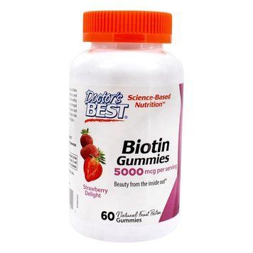 Витамины Doctor's Best Biotin Gummies 60 таблеток Клубника (4384302748) 4384302748 фото