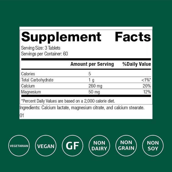 Добавка премиум-класса поддержка иммунитета и прочность костей Standard Process Inc. Calcium Lactate 180 таблеток 4384097491 фото