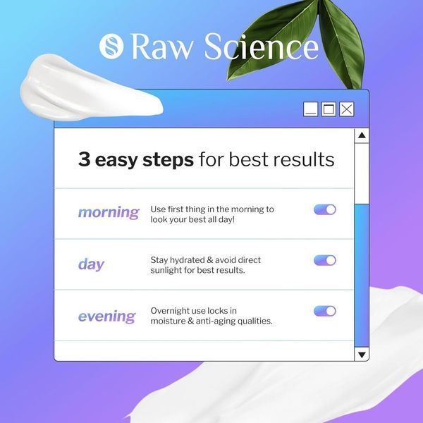 Антивозрастной увлажняющий крем Raw Science Collagen Retinol 50 мл 4384306326 фото