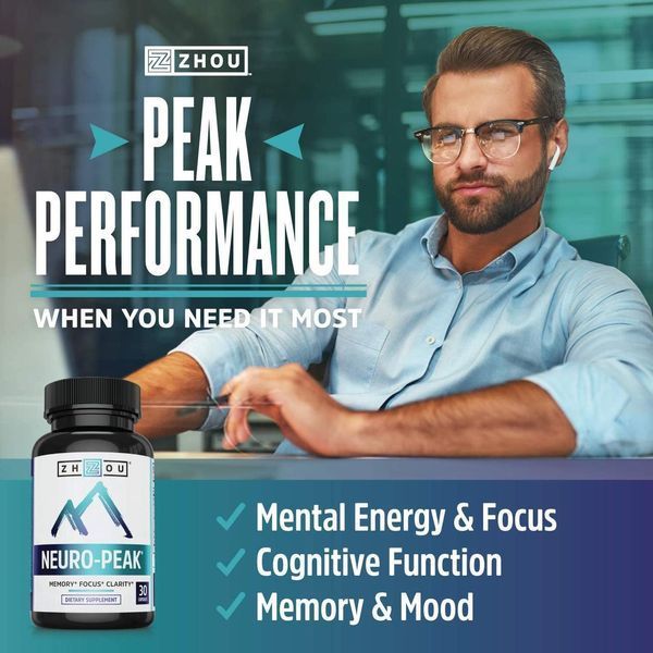 Zhou Nutrition Neuro-Peak 30 капсул (4384303859) 1505143729 фото