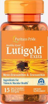 Витамины Puritan's Pride Healthy Eyes Lutigold Extra with Zeaxanthin 15 капсул (4384301594) 4384301594 фото