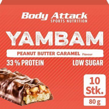 Протеиновые батончики Body Attack Yambam Protein Bar 10 шт (4384303616) 4384303616 фото