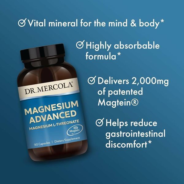 Dr. Mercola Magnesium L-Threonate 90 капсул (4384303972) 4384303972 фото