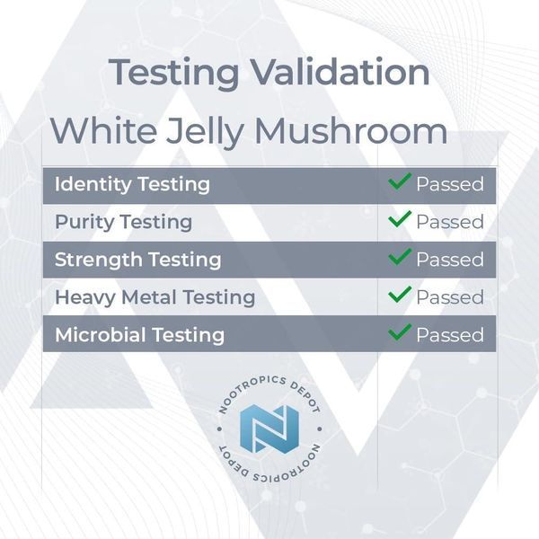 Добавка премиум-класса для глубокого омоложения увлажнения кожи Nootropics Depot White Jelly Mushroom Capsules 60 капсул 43819538807 фото