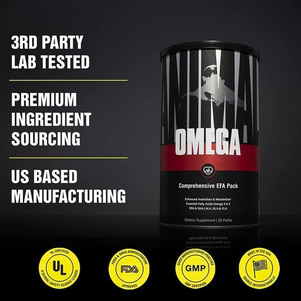 Витамины Universal Nutrition ANIMAL OMEGA 30 пакетиков (4384300854) 4384300854 фото