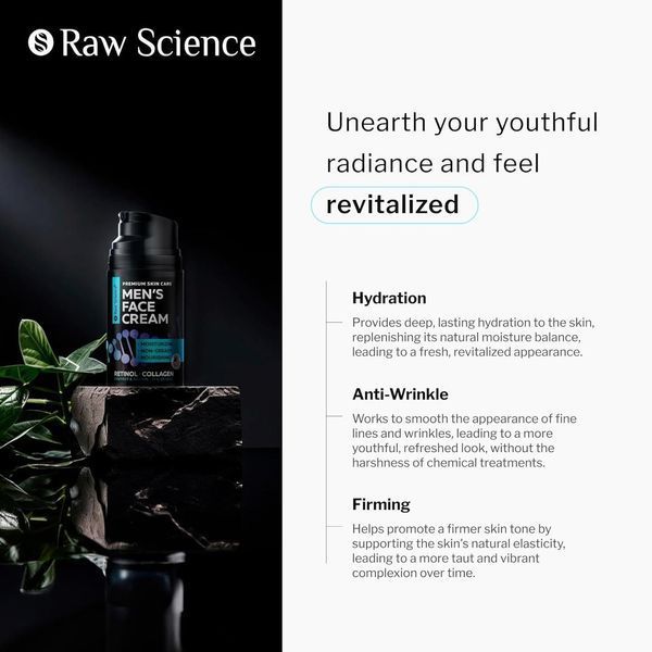Антивозрастной увлажняющий крем Raw Science Men's Face Cream 50 мл 4384306327 фото
