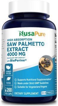 Экстракт со пальметто премиум-класса NusaPure Saw Palmetto 200 капсул 4384306782 фото