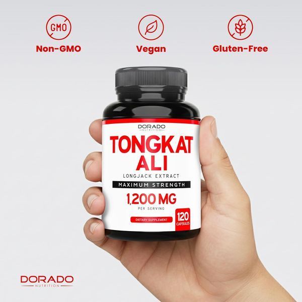 Добавка преміум-класу спортивні результати та м'язова маса Dorado Nutrition Tongkat Ali 120 капсул 43819538164 фото