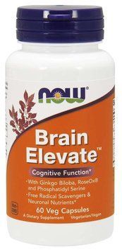 Спеціальний продукт NOW Brain Elevate Veg Capsules 60 капсул (4384301385) 1060001213 фото