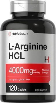 Домішка преміумкласу аргінін Horb&auml;ach L-Arginine 4000mg 120 таблеток 2474072816 фото