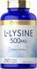 Домішка преміумкласу лізин Carlyle L-Lysine 250 таблеток 2801235993 фото 1