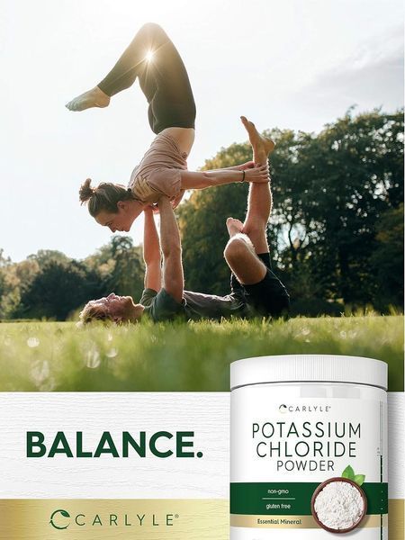 Добавка премиум-класса калий Carlyle Potassium Chloride Powder 454 г 4383641350 фото