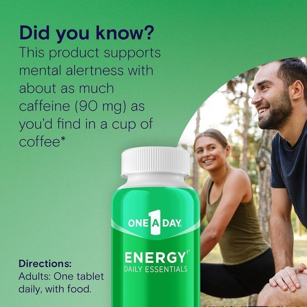 Добавка премиум-класса мультивитамины энергетическая поддержка One A Day Energy Daily Essentials Multivitamin 120 таблеток 4384308401 фото
