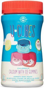 Витамины Solgar U-Cubes Children's Calcium With D3 60 таблеток Ягода (4384302843) 1437160008 фото