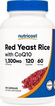 Ферментированный рис Nutricost Red Yeast Rice with CoQ10 120 капсул 2149970411 фото