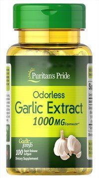 Спеціальний продукт Puritan's Pride Odorless Garlic 1000 mg 100 капсул (4384301625) 1060002962 фото