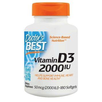 Вітаміни Doctor's s Best Vitamin D3 2000 IU 180 капсул (4384302042) 1437159104 фото