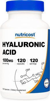 Гиалуроновая кислота Nutricost Hyaluronic Acid 120 капсул 2132161102 фото