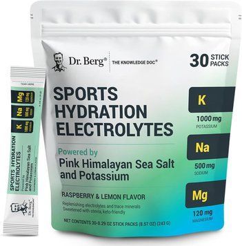 Суміш для пиття з гідратацією електролітів преміумкласу Dr. Berg Sports Hydration Electrolytes Powder 30 пакетів 2957919720 фото