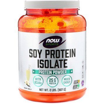 Протеин NOW Soy Protein Isolate, Natural Powder 907 г Ваниль (4384301170) 1060000632 фото