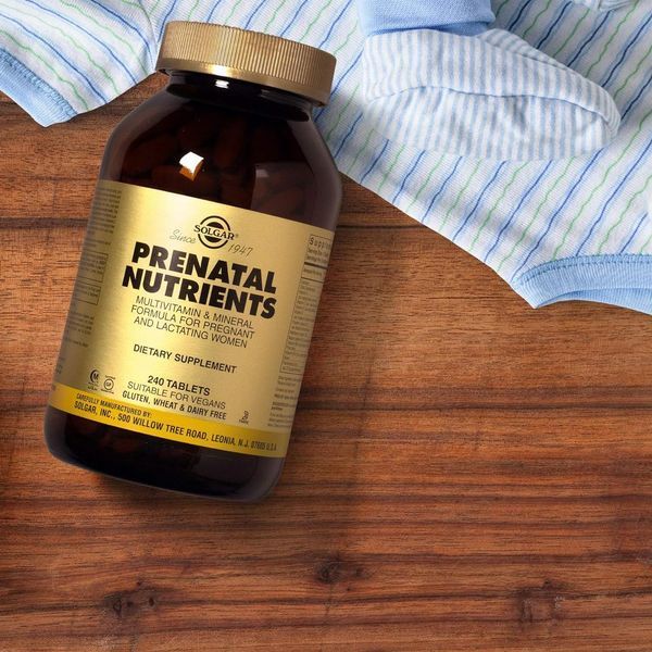 Мультивитаминная и минеральная формула Solgar Prenatal Nutrients 120 таблеток 4384305849 фото