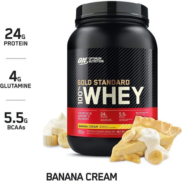 Протеин Optimum Nutrition Gold Standard 100% Whey 908 г (4384303569) 4384303569 фото