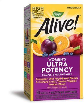 Nature's Way Alive! Once Daily Women's Ultra Potency 60 таблеток (4384304278) 4384304278 фото