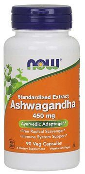 Передтренувальний комплекс NOW Ashwagandha 450 mg Veg Capsules 180 капсул (4384303508) 1439251162 фото