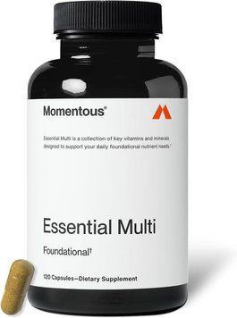 Домішка преміумкласу підтримує енергію здоров'я імунітету Momentous Essential Multivitamin 120 капсул 3193743995 фото