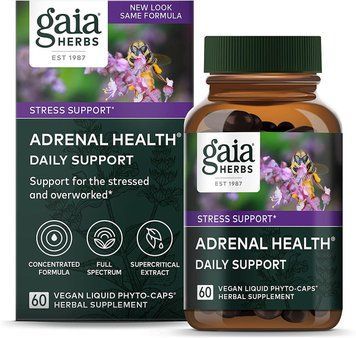 Спеціальний продукт Gaia Herbs Adrenal Health Daily Support 120 капсул (4384304369) 1684742048 фото