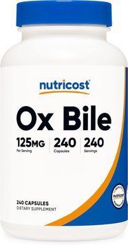 Бычья желчь Nutricost Ox Bile 240 капсул 4384306367 фото