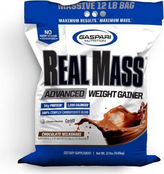 Домішка преміумкласу вдосконалений гейнер для набирання маси Gaspari Nutrition Real Mass 4450 г 2576175488 фото