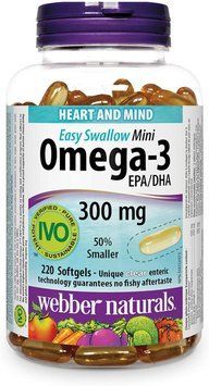 Спеціальний продукт Webber Naturals Omega-3 Mini 220 капсул (4384303458) 1437160749 фото