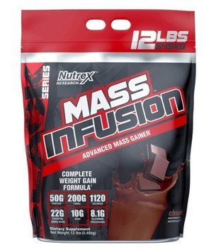 Гейнер Nutrex Mass Infusion 5450 г Шоколад (4384301252) 4584301252 фото