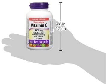 Витамины Webber Naturals Vitamin C 1000mg + Rose Hips 150 таблеток (4384303467) 4384303467 фото