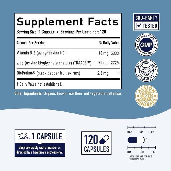Домішка преміумкласу високо всмоктуваний цинк хелат SMNutrition Chelated Zinc 120 капсул 43819538124 фото
