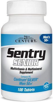 21st Century Sentry Senior Men 50 Plus 100 таблеток (4384304120) 1573406608 фото