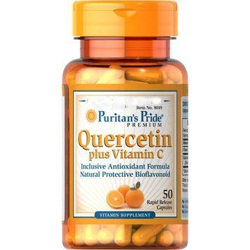 Спеціальний продукт Puritan's Pride Quercetin Plus Vitamin C 250 mg/700 mg 50 таблеток (4384302598) 1437159763 фото